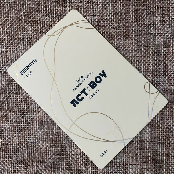 TXT BEOMGYU 1/10 [ ACT : BOY SEOUL ] Official Mini Photocard / New / Gift