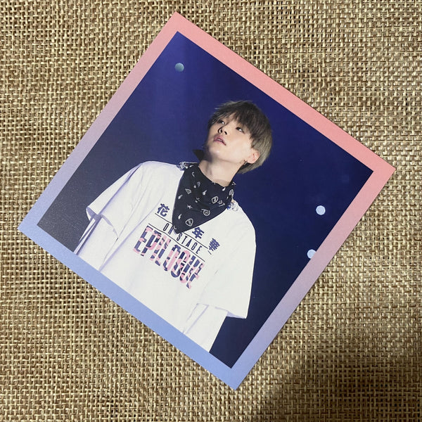 BTS SUGA [HYYH Live On Stage Epilogue DVD] Official Photocard / New, Rare / Gift