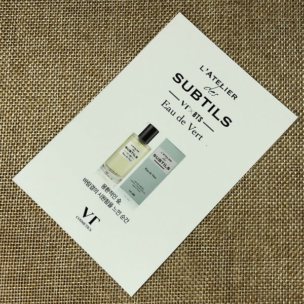 BTS SUGA #1 [VT Cosmetics L'atelier Des Subtils] Official Postcard / New / Gift