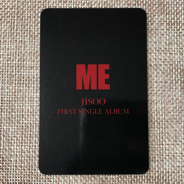 BLACKPINK JISOO #3 [ME] Official Photocard, Ktown4U Solo 1st Single / New / Gift