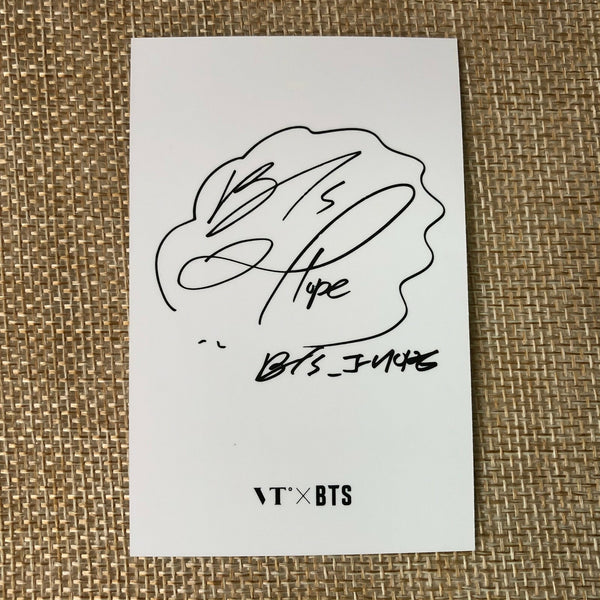 BTS J-HOPE #1 [VT Think Your Teeth] Official Photocard, Black White / New / Gift