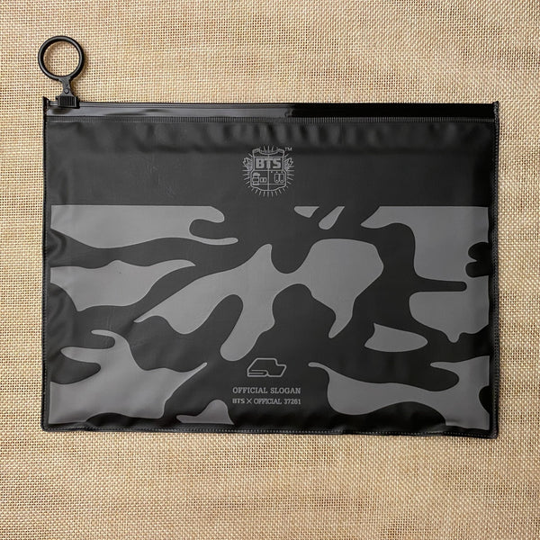 BTS 37261 [ 2016 ] Official Slogan Towel, CAMO ARMY Original / New, Rare / Gift