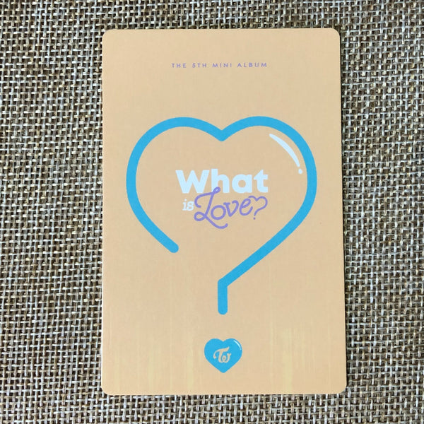 TWICE SANA [ What is Love Pre-Order ] Official Photocard, 5th Mini / New / Gift