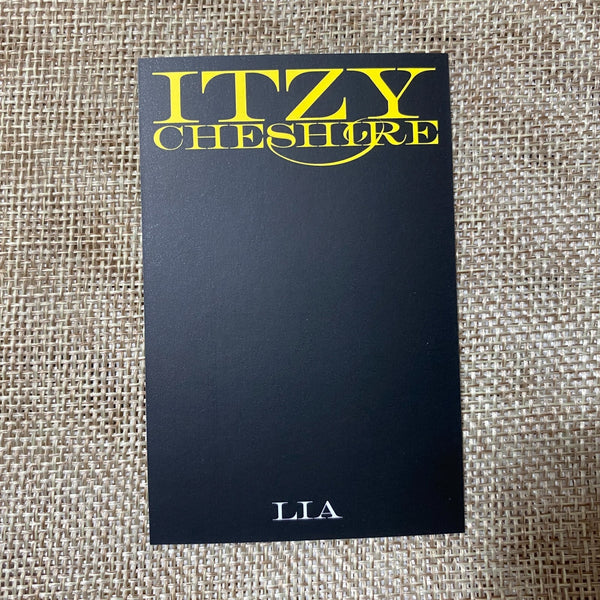 ITZY LIA [ CHESHIRE ] Official Photocard, Neon 6th Mini Album / New / Gift