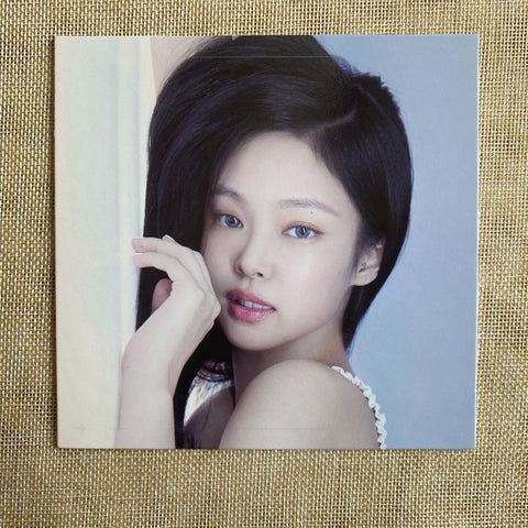 BLACKPINK JENNIE [THE ALBUM] Official Square Photocard Postcard, 15cm / Gift
