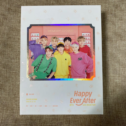 BTS [ 4th Muster Happy Ever After ] Official Blu-ray CD+Photobook+Sticker / New