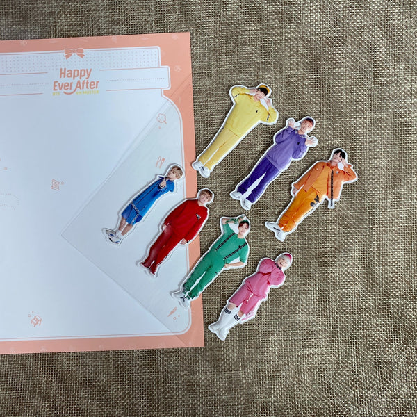 BTS All Member [4th Muster Happy Ever After ] Official Embossing Sticker / New/G