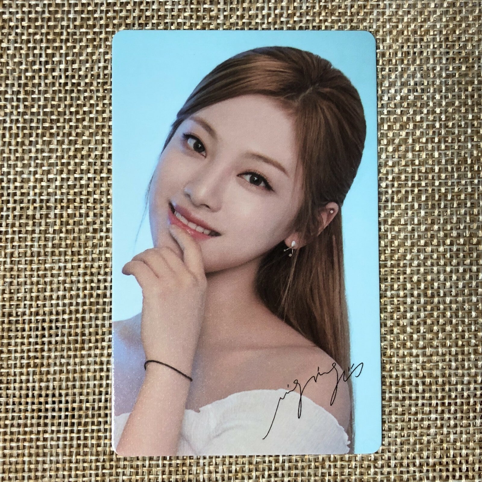 AESPA NINGNING [ MEDIHEAL ] Official Photocard, Signature, SM TOWN / New / Gift