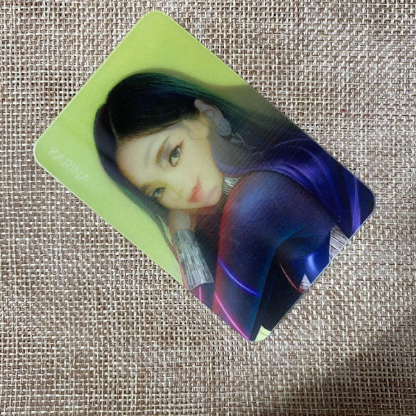 AESPA KARINA [ Black Mamba Official Lenticular Photocard ] New, Rare / Gift