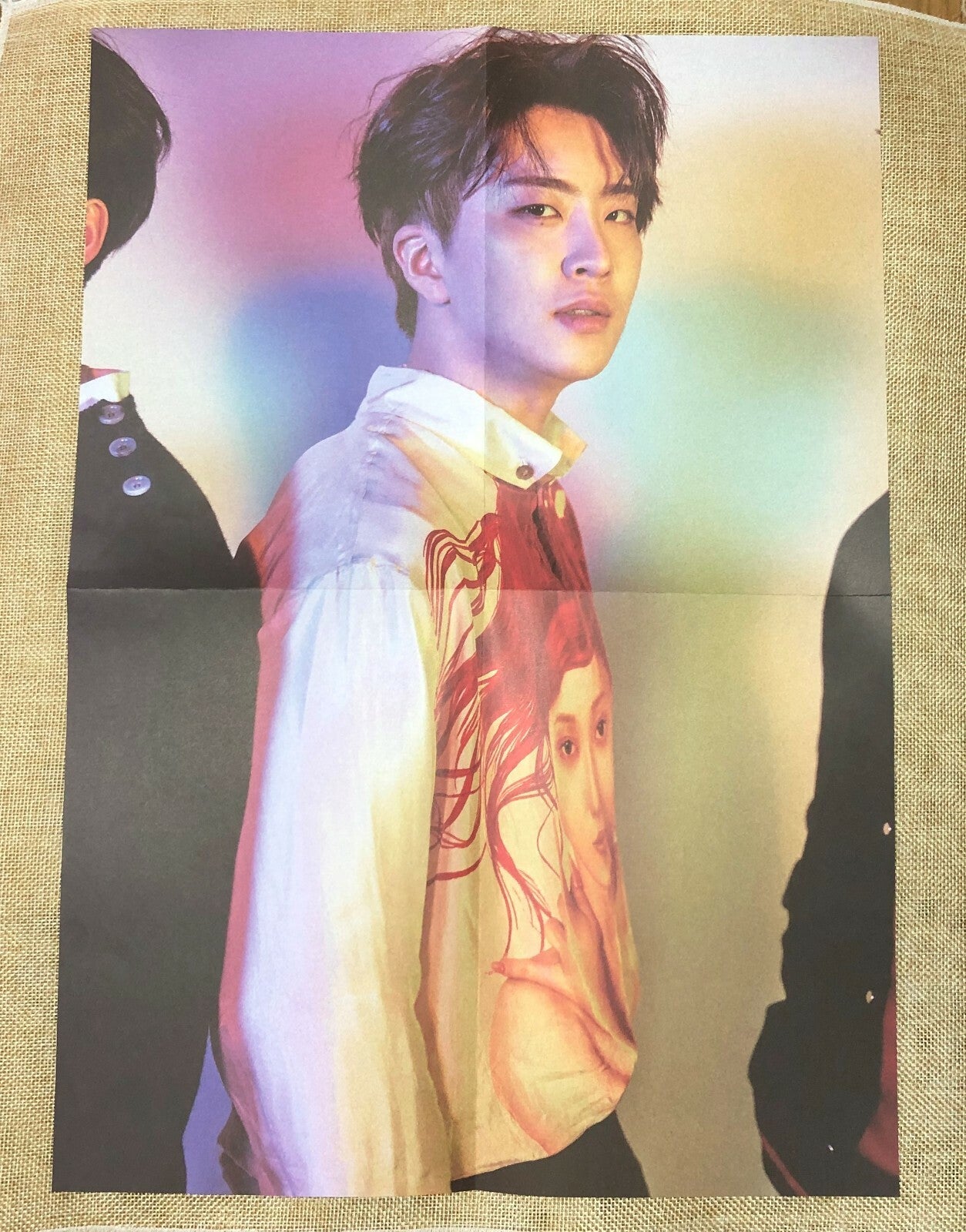 GOT7 YOUNGJAE [ Eyes On You ] Official Folded Lyrics Poster, Album / New / Gift