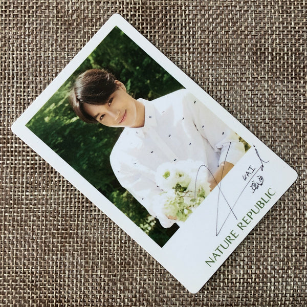 EXO KAI #1 [ Nature Republic ] Official Limited Photocard / New, Rare / Gift
