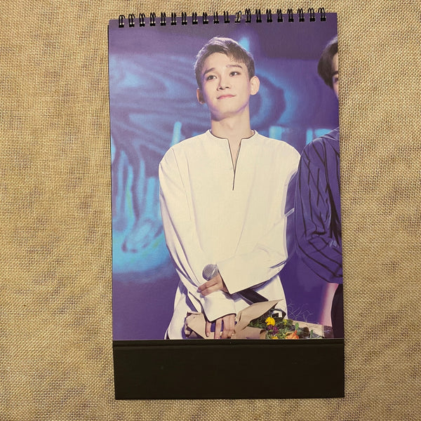 EXO CHEN [ 2018 Exhibition LOVE & LIKE Photo Calendar ] New, Rare / +Gift