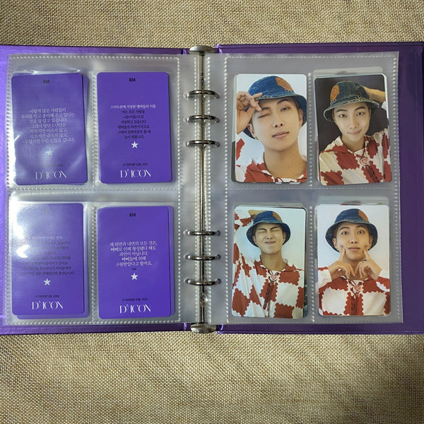 BTS [Dion 101 Photocard Full set] Binder + 100 photocard + 1 postcard / Gift