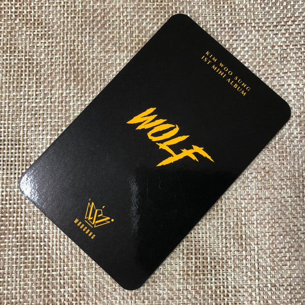 The Rose Kim Woo Sung [ WOLF ] Official Photocard, 1st EP / New, Rare / Gift