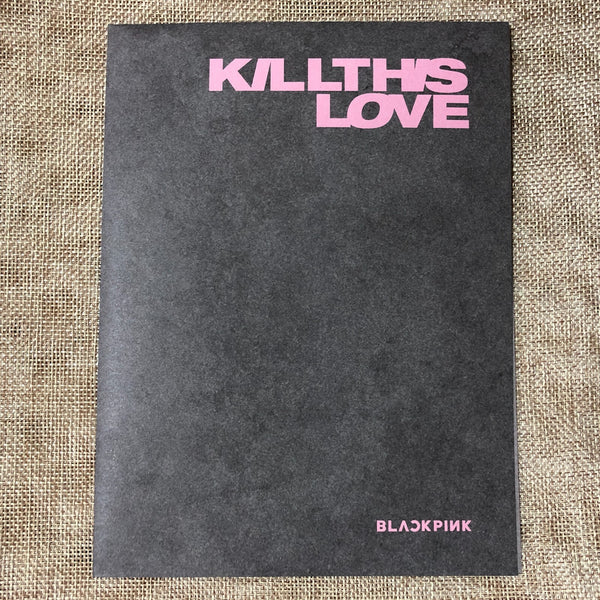 BLACKPINK JISOO [ Kill This Love ] Official Folded Poster / New / Gift