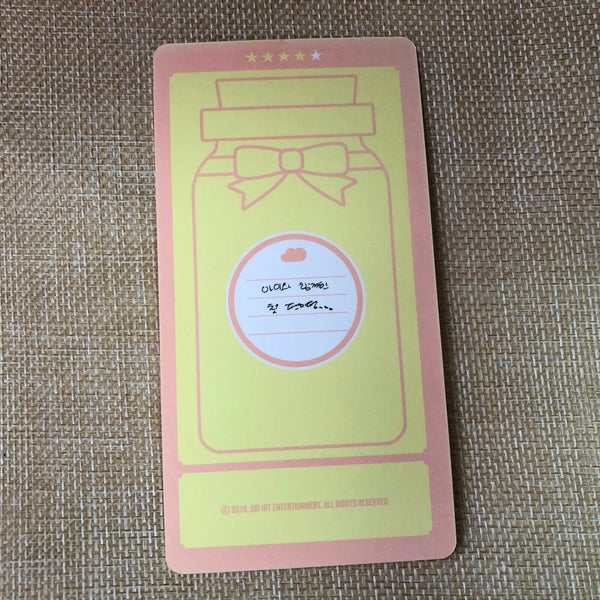 BTS J-HOPE #4 [4th Muster Happy Ever After] Official Cloud Photocard / Gift