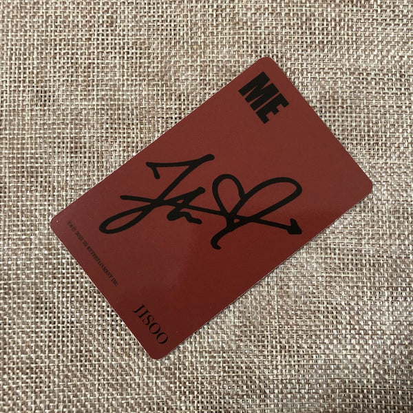 BLACKPINK JISOO #2 [ ME ] Official Photocard, Solo 1st Single / New, Rare / Gift