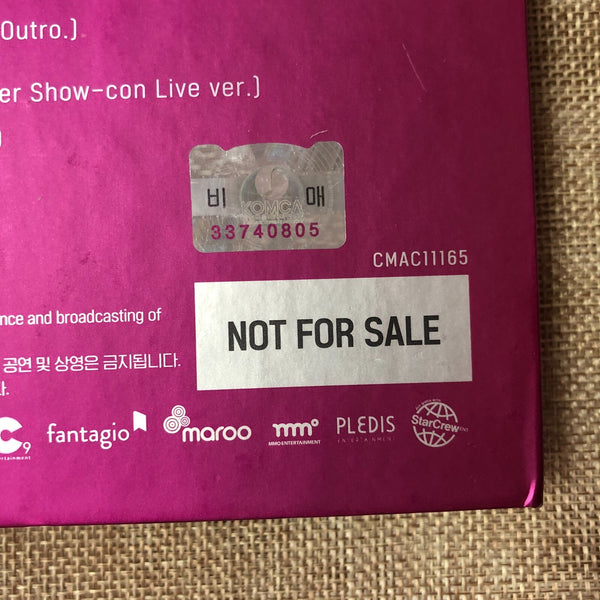 WANNA ONE HAND SIGNED [Nothing Without You 1+1+0] Autographed, Promo / NO PC /+G