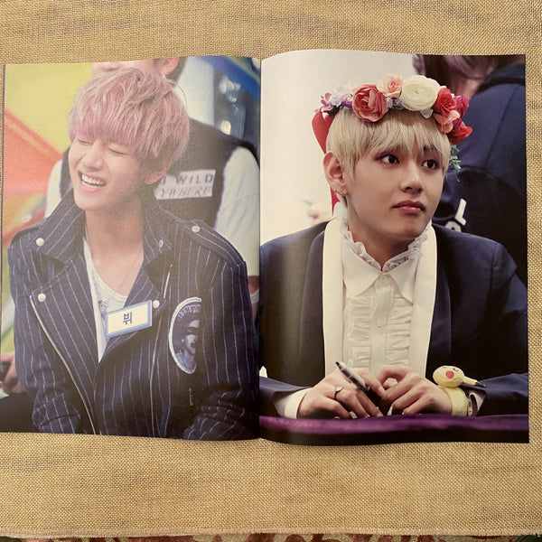 BTS V [ Romantic Blossom Exhibition Photobook ] 48 pg / New, Rare / Gift