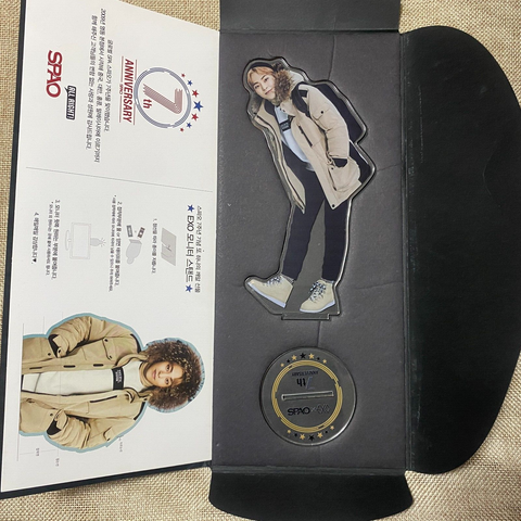 EXO XIUMIN [SPAO x EXO] Official Acrylic Stand, 7th Anniversary / New, Rare /+G