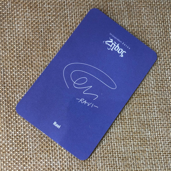 VIXX RAVI [ Zelos ] Official Photocard, 5th Single Album / New, Rare / Gift