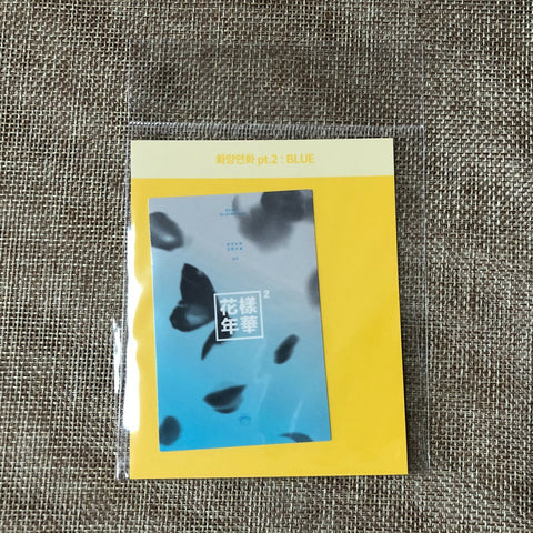 BTS [Oh, always] Official HYYH pt.2 Album Cover Sticker, BLUE Ver. / New / Gift