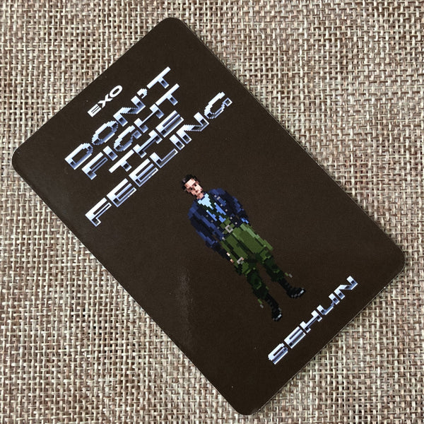 EXO SEHUN [Don't Fight the Feeling] Official ID Photocard, Expansion / Gift