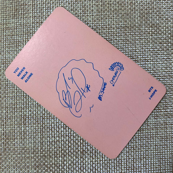 BTS J-HOPE [ YNWA You Never Walk Alone ] Official Photocard / New, Rare / Gift