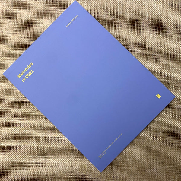 BTS [ 2021 Memories DVD Today's BTS Book ] Photobook / New, Rare / Gift