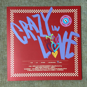 ITZY YUNA [CRAZY IN LOVE] Official Photobook + Poster +Sticker Set / New / Gift