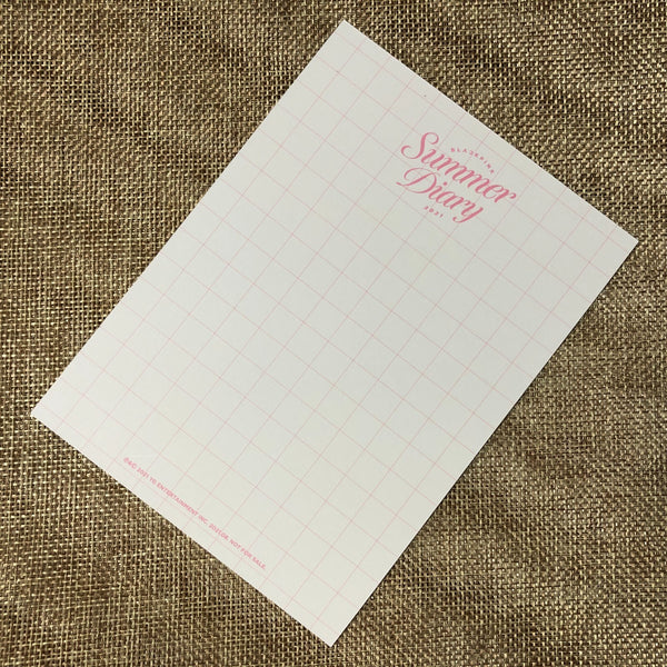 BLACKPINK JISOO #1 [2021 SUMMER DIARY] Official Postcard Photocard / New / Gift