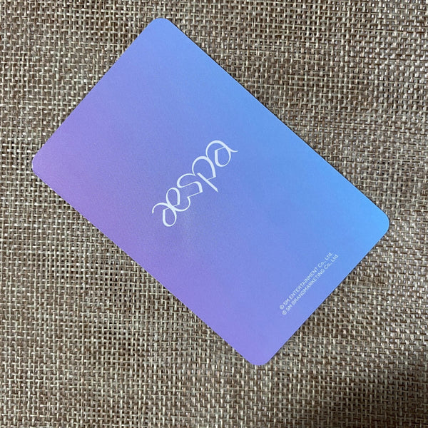 AESPA WINTER [ Light Stick Fanlight Official Photocard ] Special / New / Gift