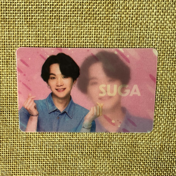 BTS SUGA [ Chilsung Cider ] Official Lenticular Photocard / New, Rare / Gift