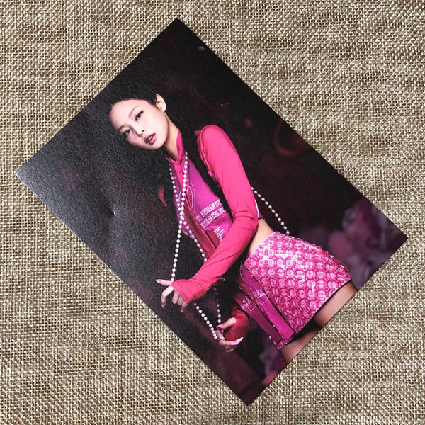 BLACKPINK JENNIE [ Born Pink ] Official Postcard, Box Set Ver. / New / Gift