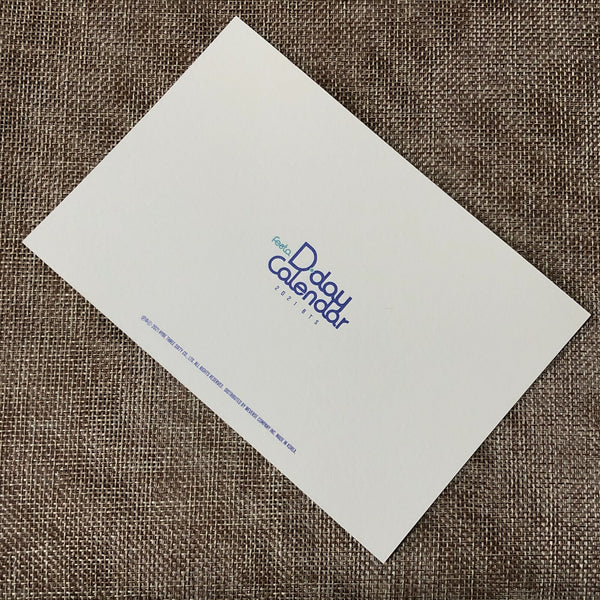 BTS GROUP #1 [FESTA D-Day Calendar 8th Anniversary] Official Postcard / Gift