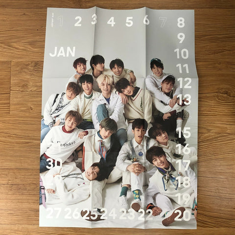 NCT 127 DREAM GROUP [2018 Season's Greetings] Official Folded Poster / Gift