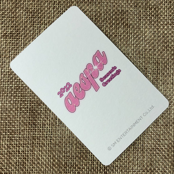 AESPA KARINA [2022 Season's Greetings] Official Hologram Photocard, Aladin /+G
