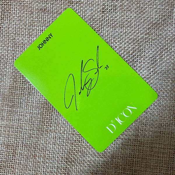 NCT Dream JOHNNY #4 [ 2019 Dicon Custom Book ] Official Photocard / New / Gift