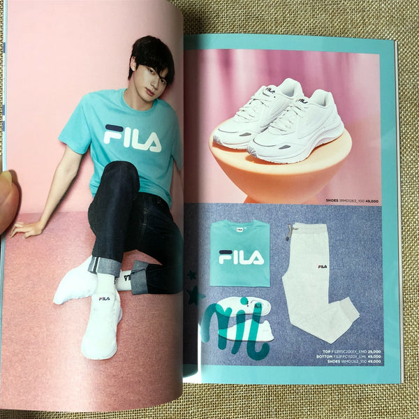 BTS GROUP [FILA 2020 Summer Collection] Official Photobook + Sicker / New / Gift