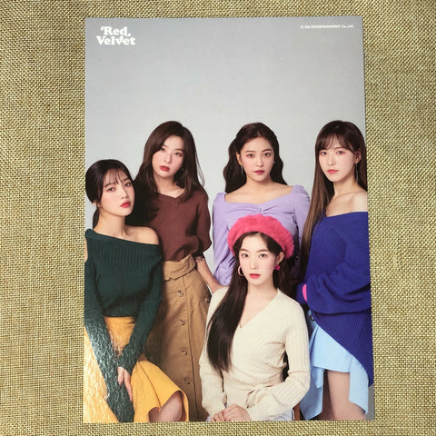 RED VELVET GROUP #2 [ 2019 Season's Greetings ] Official A4 Poster / New / Gift