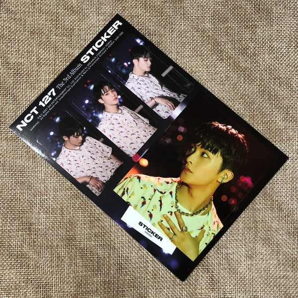 NCT 127 MARK [ STICKER ] Official Sticker, SEOUL CITY Ver. / New / Gift
