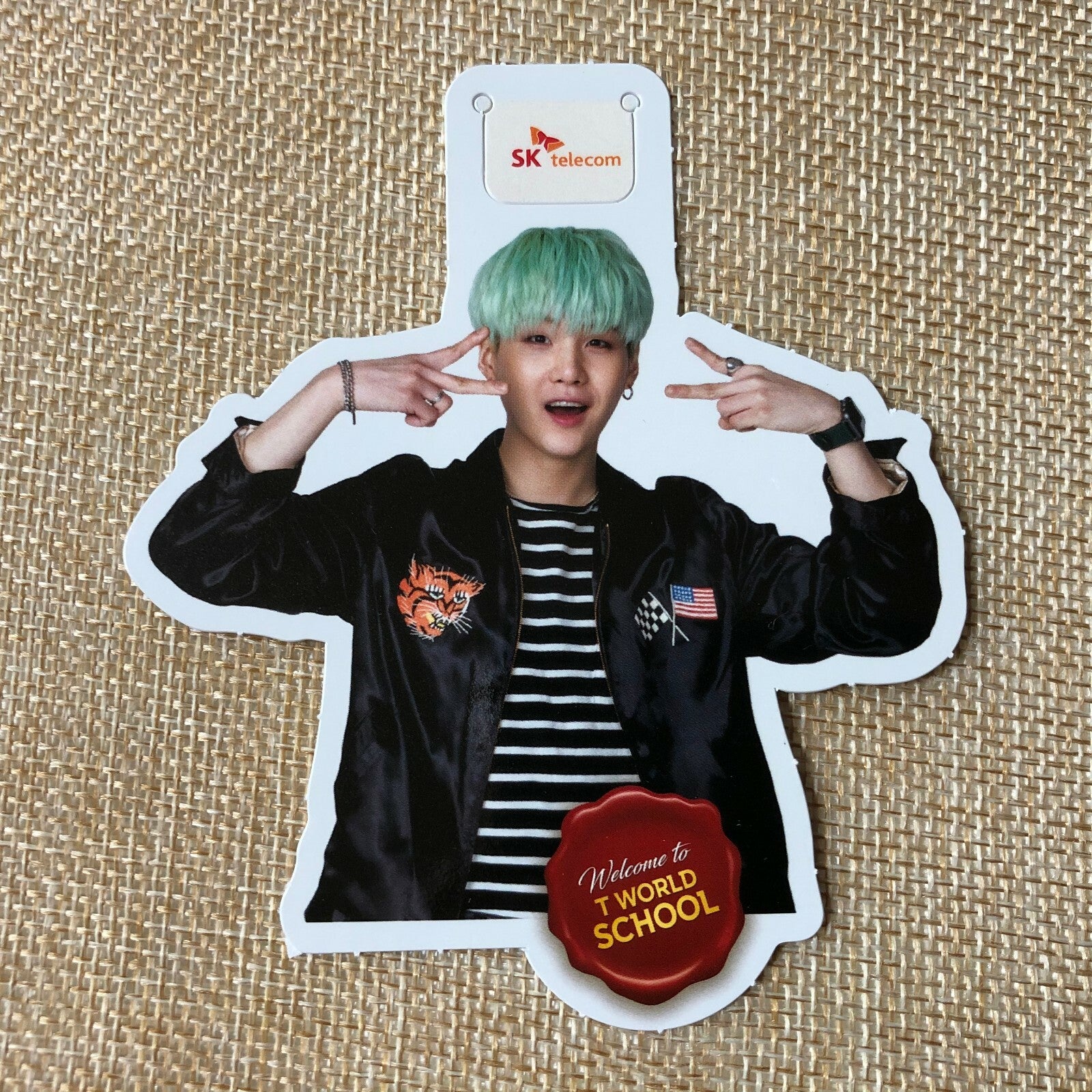 BTS SUGA [ SKT ] Official Photo Bookmark Limited Photocard / New / Gift