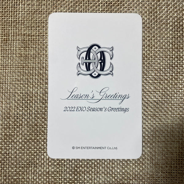 EXO KAI [ 2022 Season's Greetings ] Official Limited Photocard / New / Gift