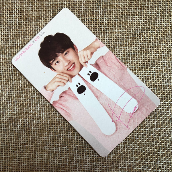 EXO D.O. [ Baskin Robbins ] Official Photocard, Baekhyun Ver. / New / Gift