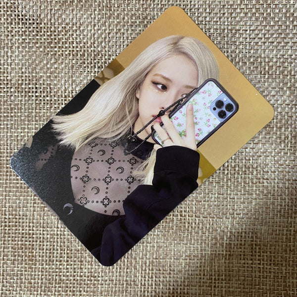 BLACKPINK ROSE #2 [ Born Pink ] Official Photocard, Gray Ver. / New, Rare / Gift