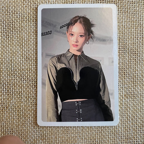 TWICE TZUYU [ Between 1&2 POB Preorder Official Photocard ] Cryptogrphy N/+G