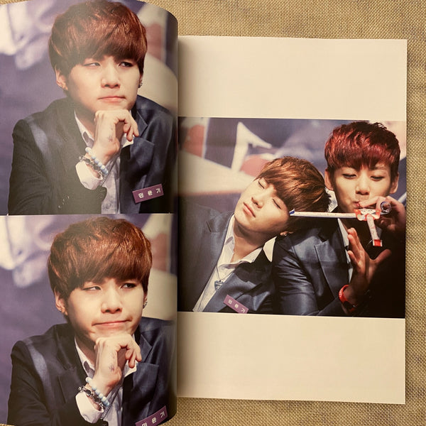 BTS SUGA [LOVE ATTACK Exhibition] Photobook SUGAFLOW, 144 pg 21x29 cm / Gift