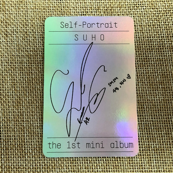EXO SUHO #2 [ Self Portrait ] Official Photocard, 1st Mini Album / New / Gift