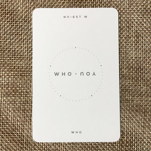 Nu'est JR [ WHO, YOU ] Official Photocard, 2nd Mini Who Ver. / New / Gift