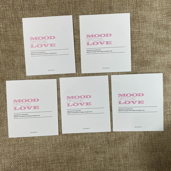 BTS V Taehyung [ Mood For Love Exhibition Photocard Set ] Nuna V / New /+Gift
